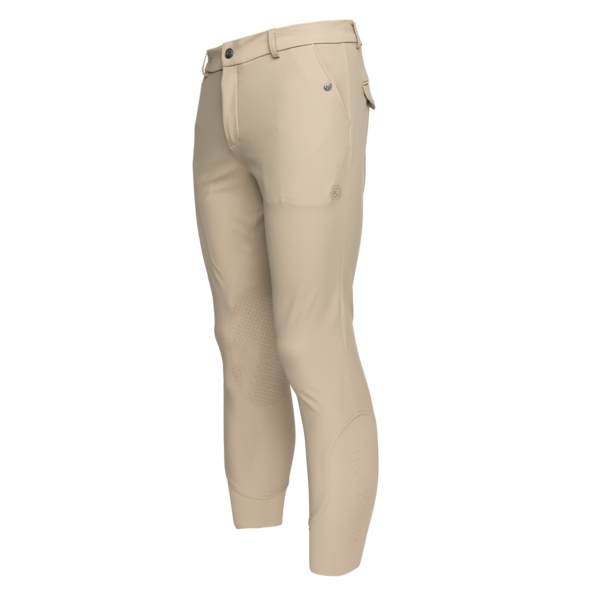 KLkoa Men's Seamless Knæ-grip Ridebukser
