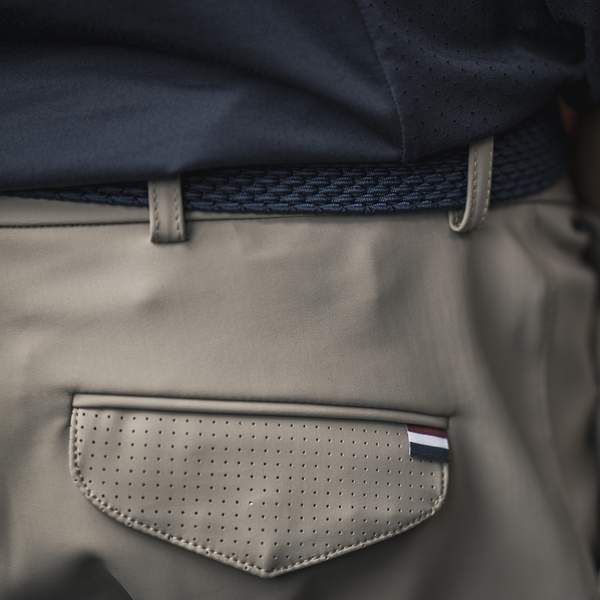 KLkoa Men's Seamless Knæ-grip Ridebukser