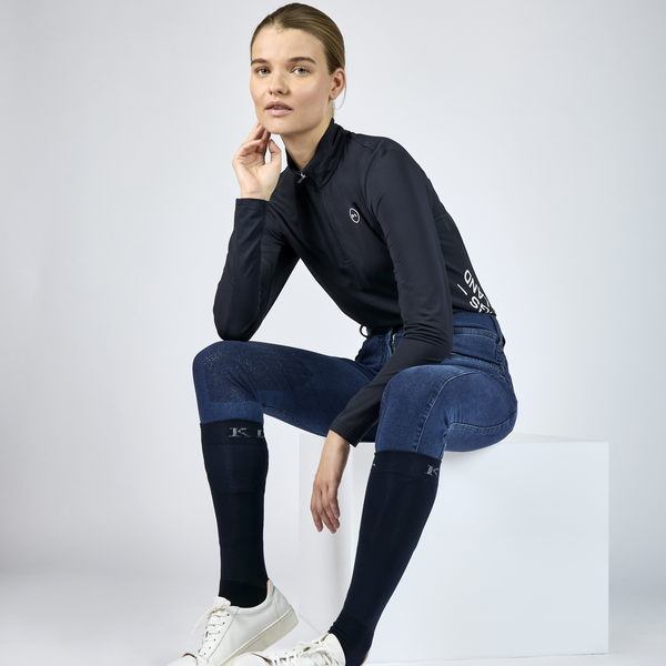 KLkayce Dame Denim Knæ Grip Ridebukser